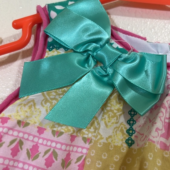 Counting Daisies child’s dress with net trim. Size 12 months. - Picture 2 of 9